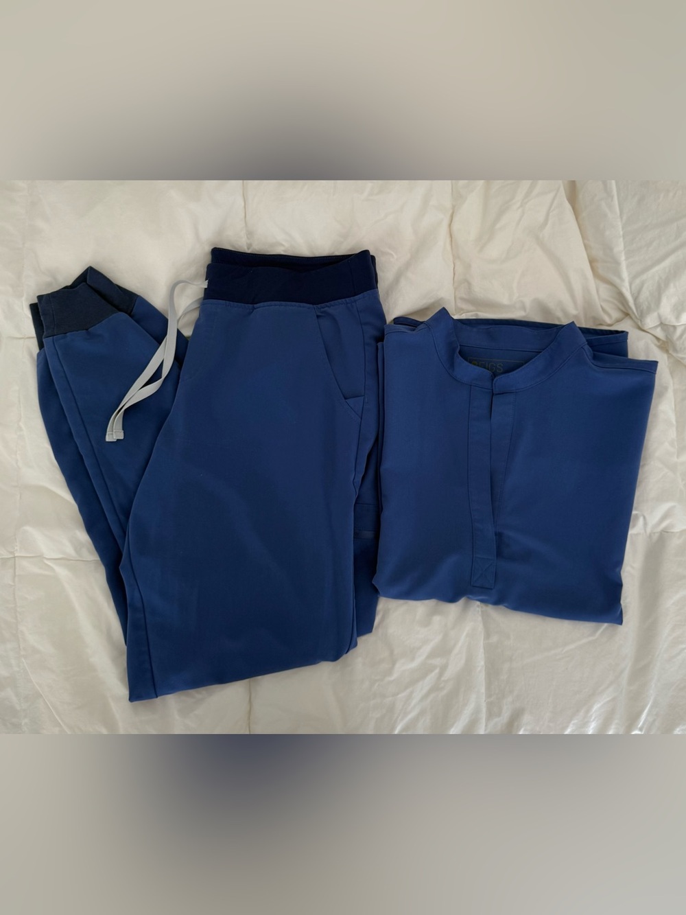 Figs brand scrub set in denim